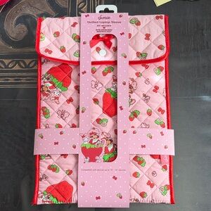 Strawberry Shortcake My Melody Quilted Laptop Sleeve